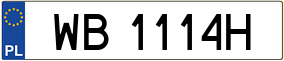 Truck License Plate